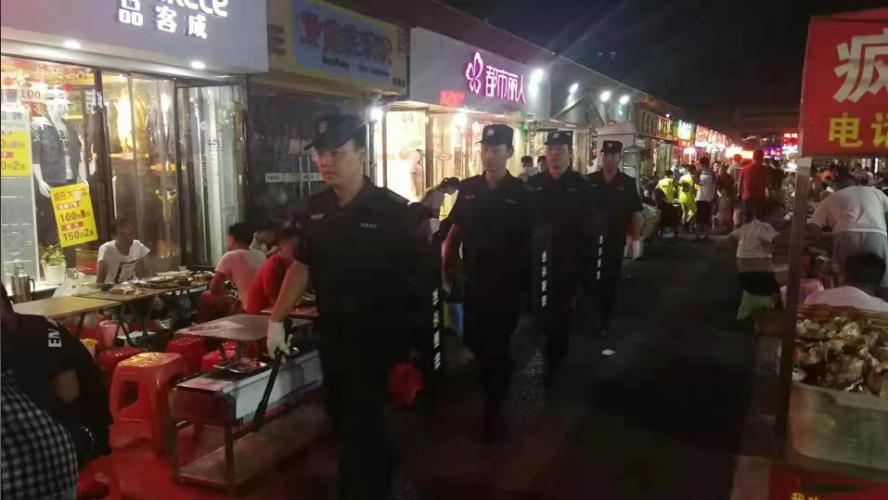 獵鷹保安公司配合車(chē)城派出所成立義巡小組