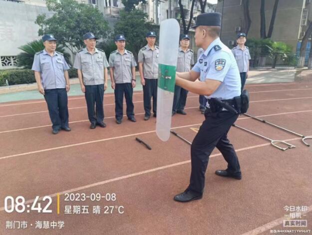 獵鷹護航秋季開學，強化駐校保安員培訓